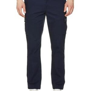 Amazon Essentials Herren Gerade geschnittene Stretch-Cargohose, Marineblau, 38W / 30L - Bequeme und stilvolle Hose für jeden Anlass