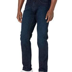Herren Athletic-Fit-Stretchjeans in Blau, 38W / 32L Größe, von Amazon Essentials, bequem und flexibel für sportliche Aktivitäten geeignet