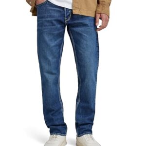 Herren Mosa Straight Jeans von G-Star Raw, Blau (Faded Atlantic Ocean D23692-C052-G119), 34W / 30L