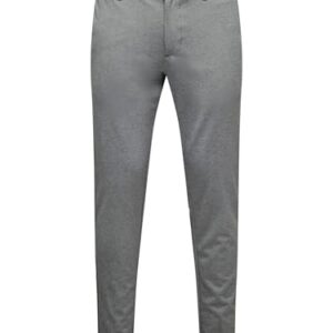 Only & Sons Herren Male Chino Onsmark Slim Fit Hose, Grau Melange, 32W/32L EU - Modische graue Hose mit Slim-Fit-Design und angenehmer Bequemlichkeit