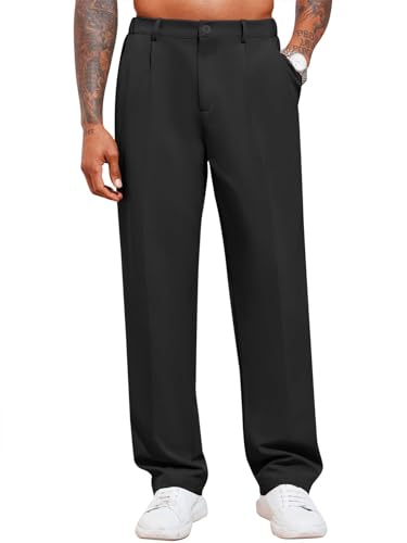 Elegante schwarze Chino-Hose für Männer, ideal für Business oder Freizeit