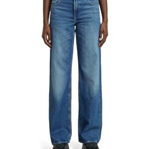 G-Star Damen Jeans blau, Faded Harbor Stil, Low Waist Loose Fit, 28W/30L Größe