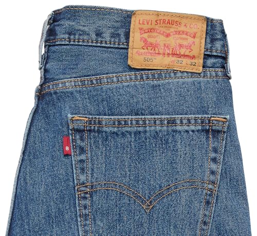 Herren Jeanshose 505 mit Reißverschluss, Regular Fit, Blau (In Your Court), W32/L32 von Levi's - Authentische Jeanshosens für Männer mit klassischem Stil und zeitlosem Design
