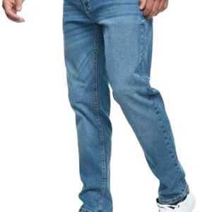 Herren Jeanshosen aus 99% Baumwolle, Indicode INSantino Denim Stretch Jeans Männer Medium Dark Cloud, passformgerecht und atmungsaktiv.