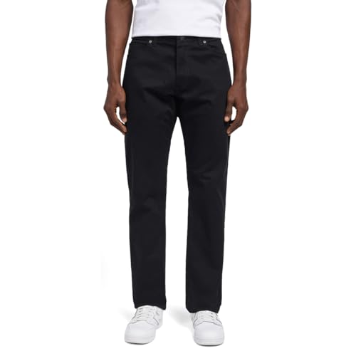 Herren-Jeans Straight Fit XM, Regular Fit, Straight Leg in Schwarz aus langlebiger Baumwolle für einen bequemen und umweltfreundlichen Alltag