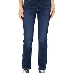 Authentische Damen Jeans von Levi's, Classic Mid Rise mit Straight Fit und Blau (Cobalt Haze) Farbe, ideal für ein angenehmes Tragegefühl und stilvolle Eleganz.