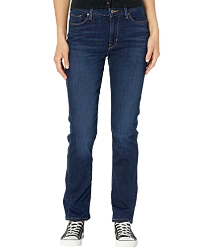 Authentische Damen Jeans von Levi's, Classic Mid Rise mit Straight Fit und Blau (Cobalt Haze) Farbe, ideal für ein angenehmes Tragegefühl und stilvolle Eleganz.