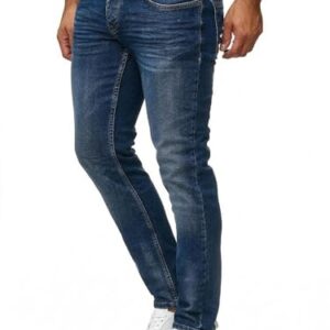 Tazzio Jeans Herren Slim Fit Stretch Jeanshose, blauer Denim, komfortable und stilvolle Hose für den Alltag oder besondere Anlässe