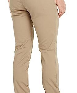 Tommy Hilfiger Herren Hose Core Bleecker 1985 Pima Cotton Chino, Beige (Batique Khaki), 34W/34L - Herrenhose aus hochwertigen Materialien mit klassischer Optik und zeitloser Eleganz.