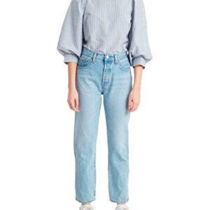 Levi's Damen Jeanshose 501 Crop High Rise, Straight Fit, Ojai Luxor Ra, W29/L30 - Frauen-Jeanshosen mit authentischem Denim-Design und klassischem Five-Pocket-Design