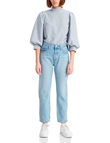 Levi's Damen Jeanshose 501 Crop High Rise, Straight Fit, Ojai Luxor Ra, W29/L30 - Frauen-Jeanshosen mit authentischem Denim-Design und klassischem Five-Pocket-Design