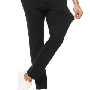 Bequeme Business-Hose für Männer, Herren Rodekro Performance Pants, Chinohose aus super-stretchigem Material, schwarze Hose, 33/30