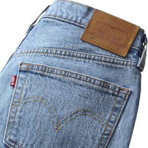 Levi's Damen Jeanshose 501 Crop High Rise, Straight Fit, Blau (Great Story), W28/L30 - authentische Denim-Jeans mit zeitlosem Design und angenehmem Tragekomfort für Damen