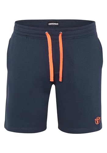 Herren-Sweatshorts in Dunkelblau aus Bio-Baumwolle mit Tunnelzug - ideal für Sommer oder Trainingseinheiten