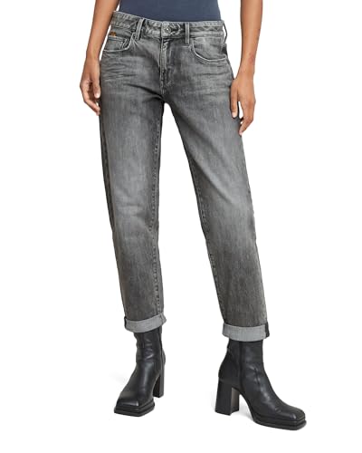 G-Star Damen Kate Boyfriend Jeans in Blau, Sun Faded Gunmetal D15264-D931-H095, 30W / 32L. Bequeme und stilvolle Jeans für jeden Körpertyp.