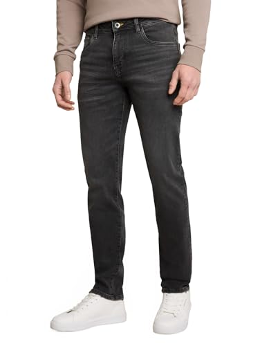 TOM TAILOR Herren Jeans Dunkel Stein Beige Blaue Stretch Komfort - Herren Alltagshose