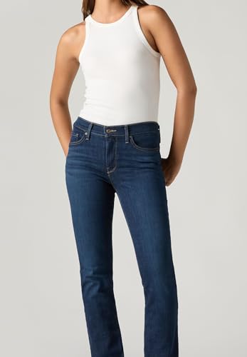 Levi's Damen Shaping Bootcut Jeans in Blau, 30W 32L, Retro-Stil mit ultimativem Formeffekt und perfekten Silhouette