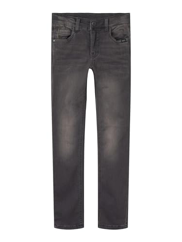 Dark gray Jeans mit Slim-Fit für Jungen, Noos Jeans 140 EU